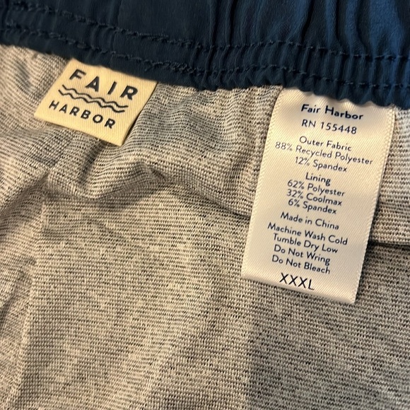 FAIR HARBOR MENS Lined Geometric Mastos-Anchor Trunks Size 3X NWT - Picture 3 of 7